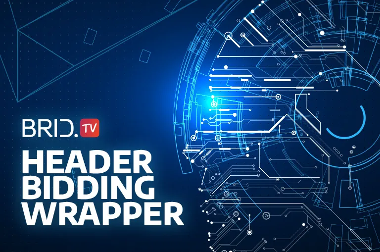 What is a header bidding wrapper by BridTV