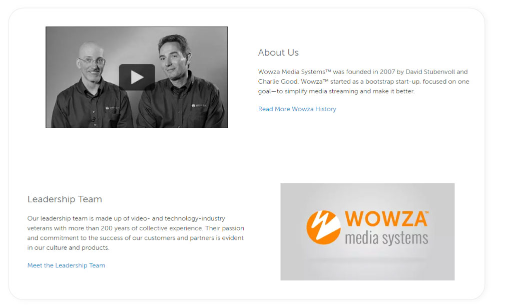 wowza company overview