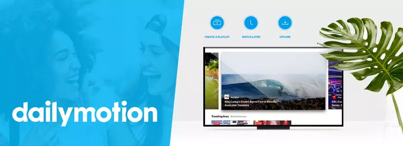 daily motion landing page